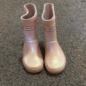 Hunter Pink Rain Boots